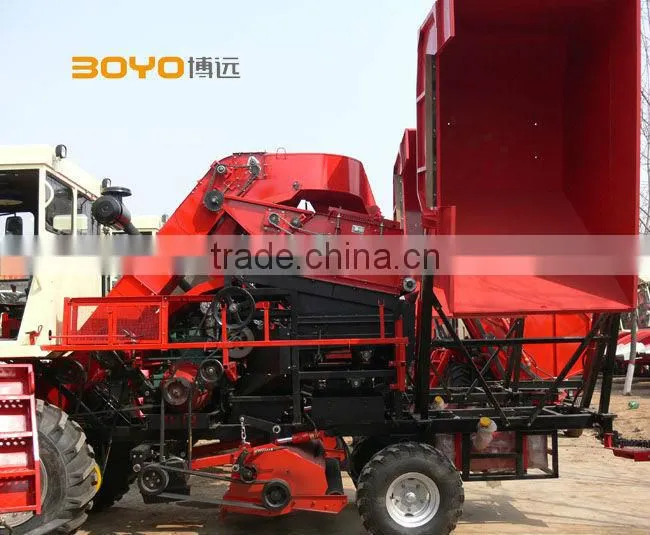 4 rows corn combine harvester