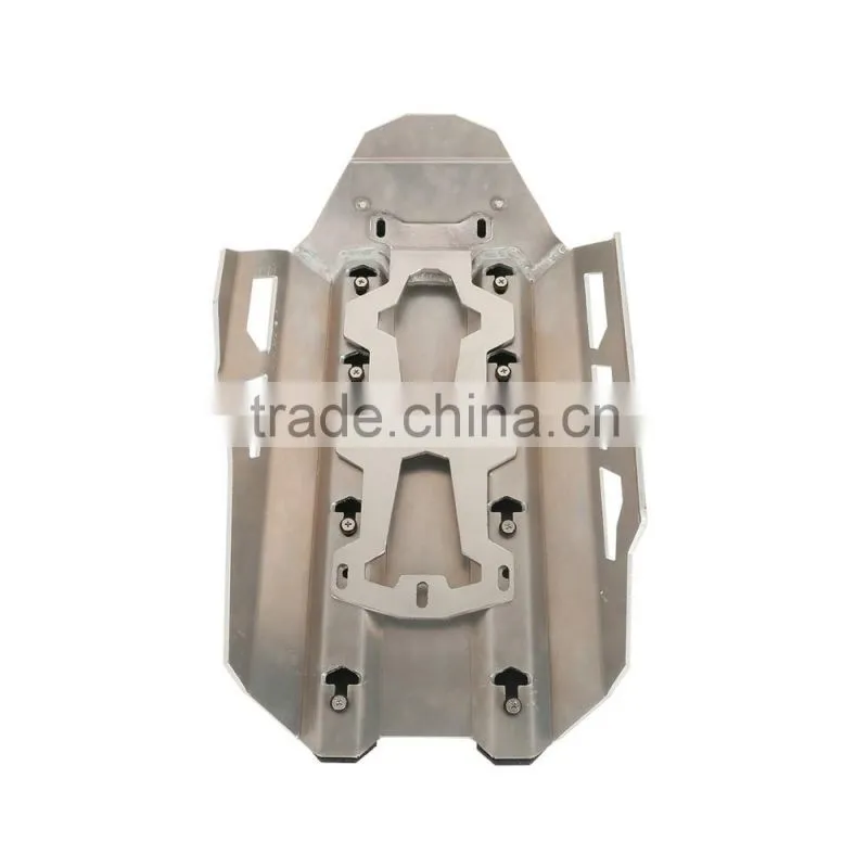 Short Expedition Aluminum Skid Plate Long for BMW R1200GS Water Cooled 13-16