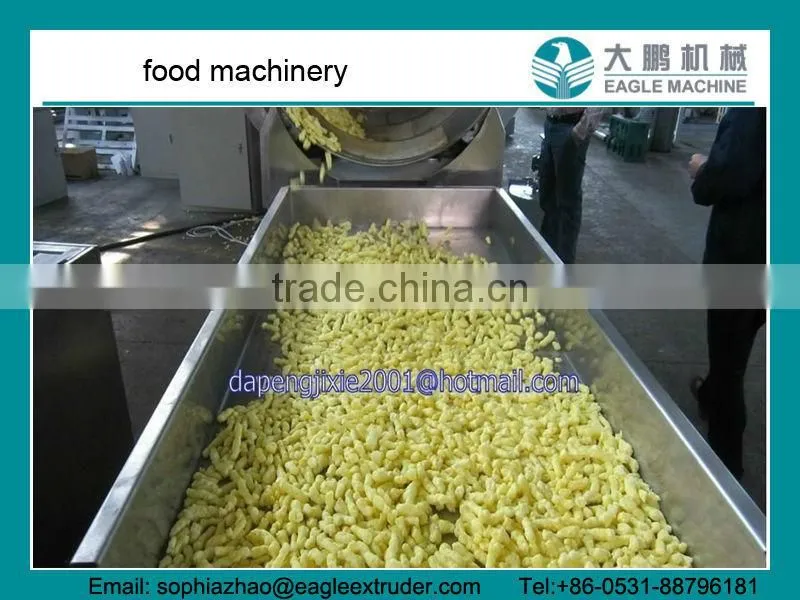 Corn chips production line/corn grits puff snack machine