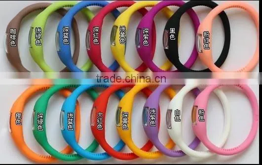 HOT Selling !!! Ion Silicone Digital Watch