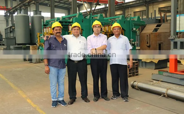 2017 best offer jolt squeeze molding machine for casting steel parts , free shipping now