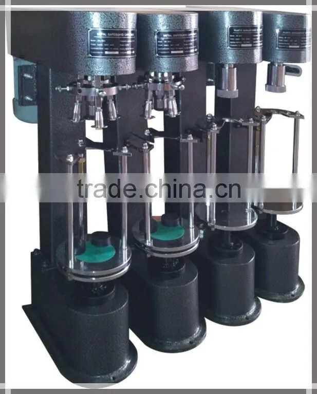 Semi-Automatic Plastic Screw Lid Capping Machine Capper