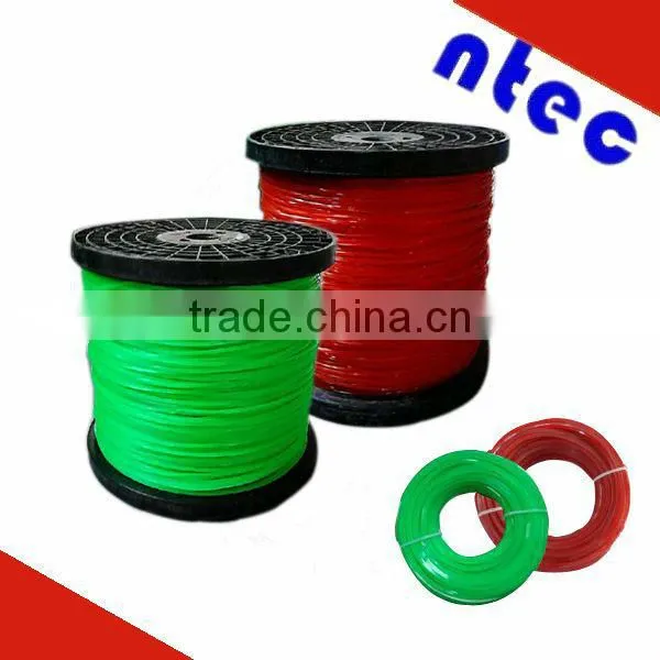 2.4mm*87m orange color grass trimmer line in garden tools
