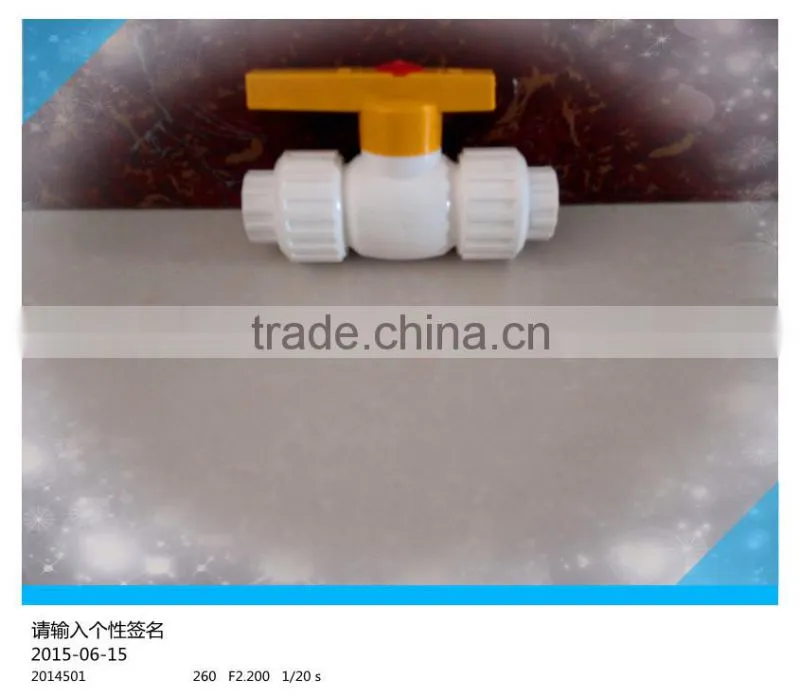 Cheap Best price ppr valve, Plastic Double Union Ball Valve
