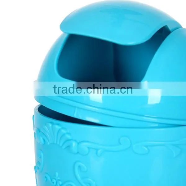 Plastic Desktop Mini trash Bin Trash Can used for Car Dustbin