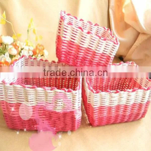 2014 Multifunctional PVC plastic storage basket mold with 100%handmade