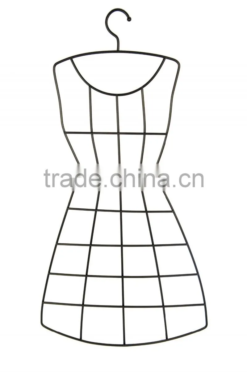 Fashionable Skirt shape Scarf/Tie Hanger, Closet Crganizer, Spary