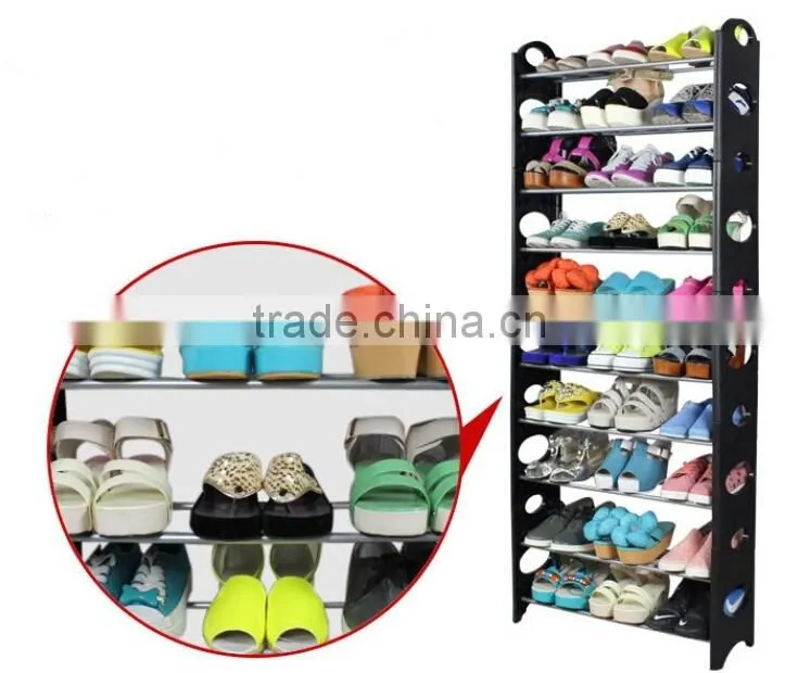 Oval Folding Rotating Shoe Rack