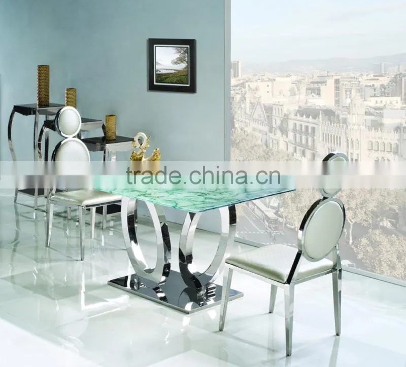 TH285 China Flower Green Classic Furniture Square Kitchen Table