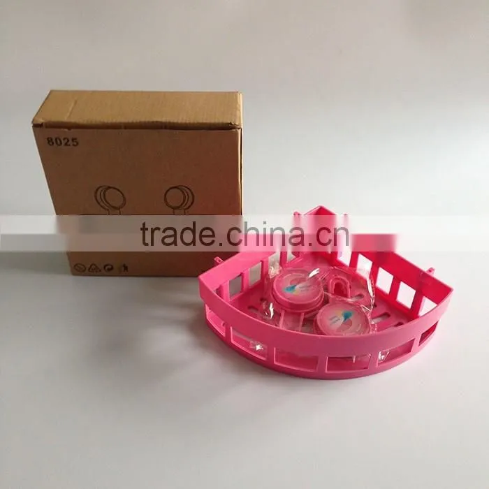 Plastic ABS Suction Cup Triangular Storage Shelf