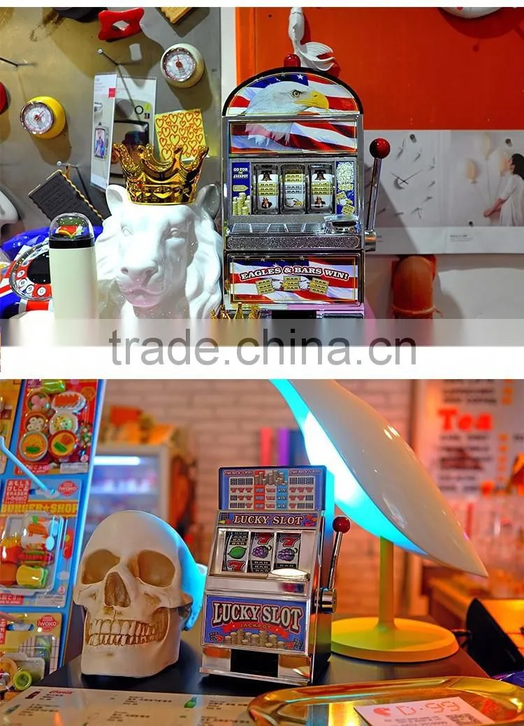 Creative Slot Machine Design Funny Money Box, Household Lucky Slot Machine Decorative Gift Piggy Bank For Wholesale