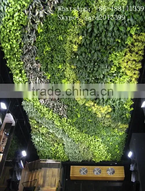 Home wall decoration ,green foliage wall, grass mat for wall