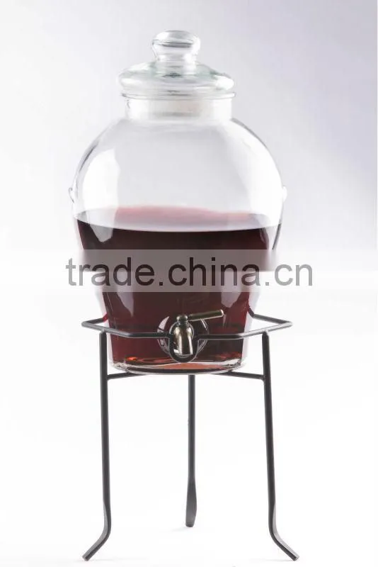 manufacture sale clear glass brewed wine bottle
