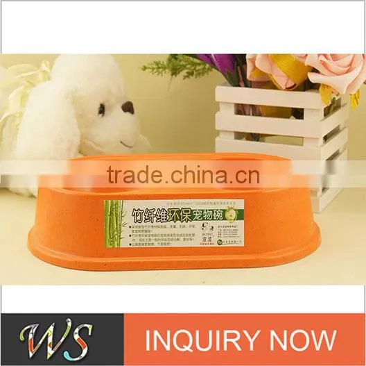 Eco-friendly Bamboo Fiber Dog Food Dishes & Water Bowls