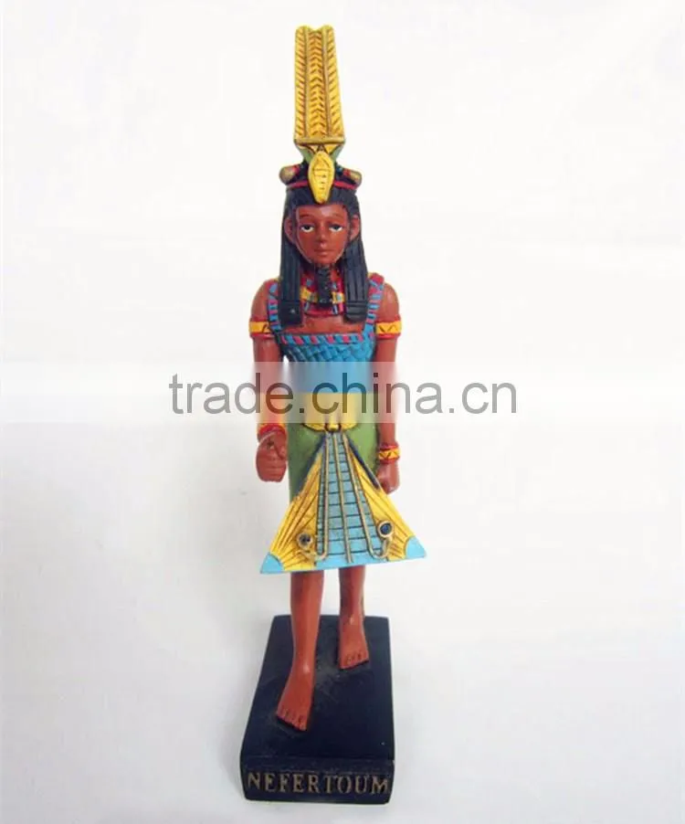 Custom ancient Egyptian god Nefertoum figurine home decor