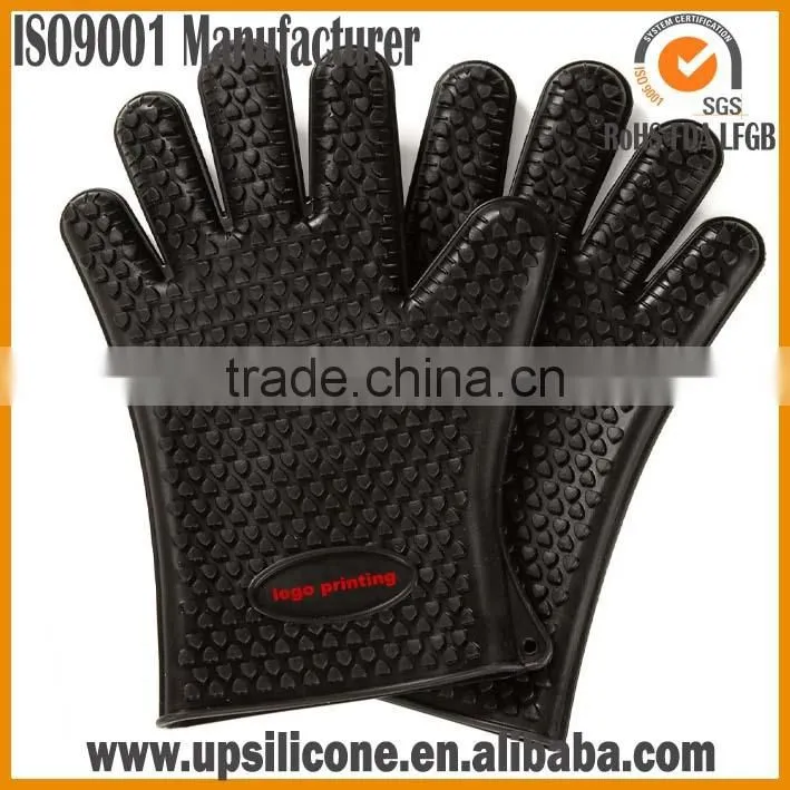 Hot Selling FDA Standard Heat Resistant oven mitts silicone
