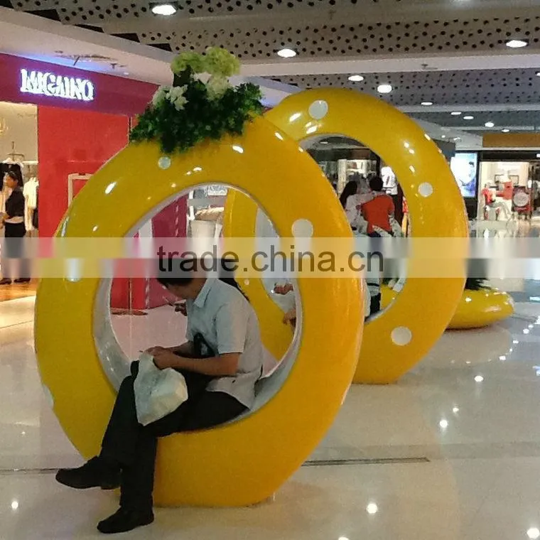 Large fiberglass planter