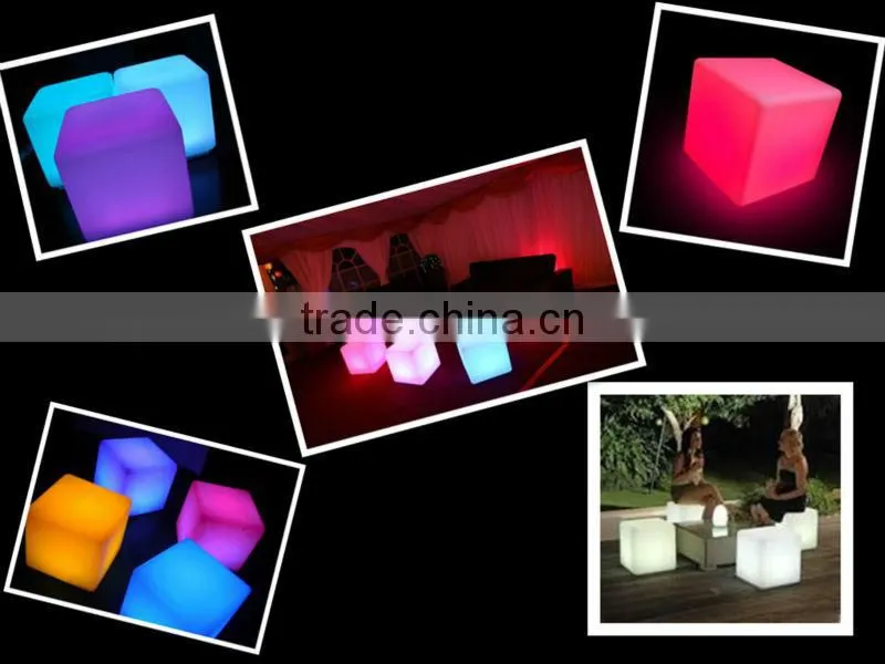bar led cube light,ktv led cube stools,outdoor led cube chairs YM-LS1204040
