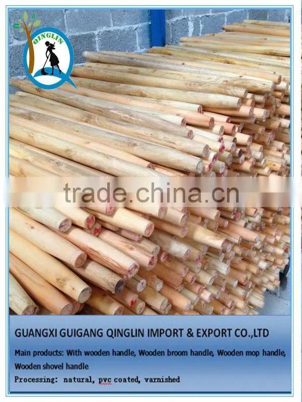 Standard thread natural wood stick 120*2.2cm for household use