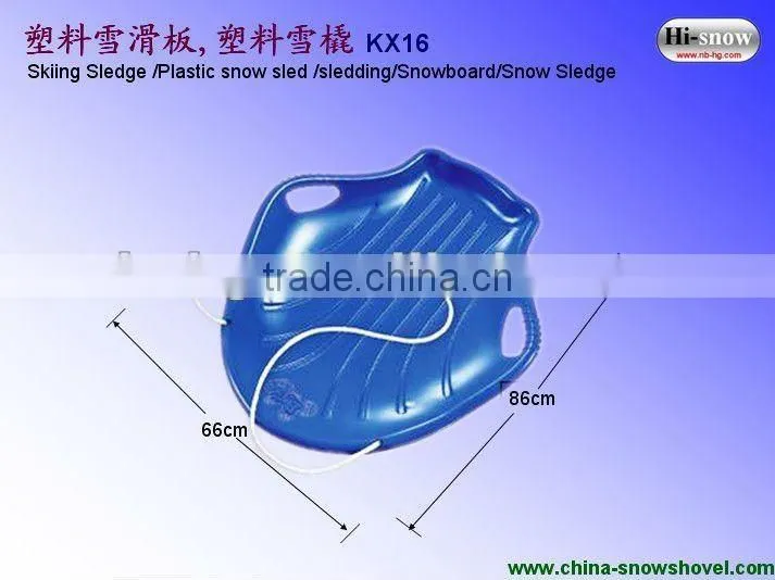 KX10 Plastic ski sledge snow ski sled board