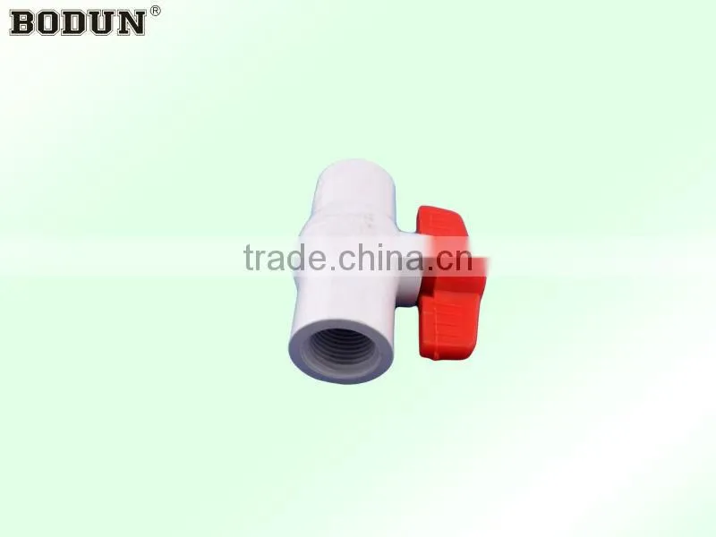 Round pvc plastic ball valve/shower faucet