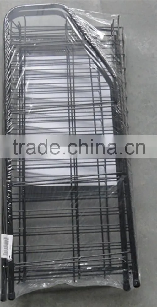 suitable for holding 16 pair shoes 4 tier steel tube black or whte wire shoe rack