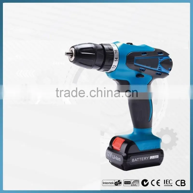 new 2014 manufacturer China wholesale alibaba supplier 12V Li-ion dewalt cordless drill of power tool sets tool box