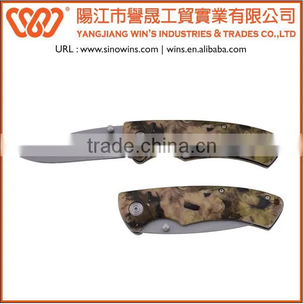 A21-S17 Assisted Opening Folding Pocket Knife with Plastic Handle