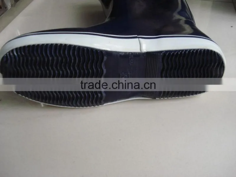 rubber rain boots flat sole outdoor eco-friendly rain boots