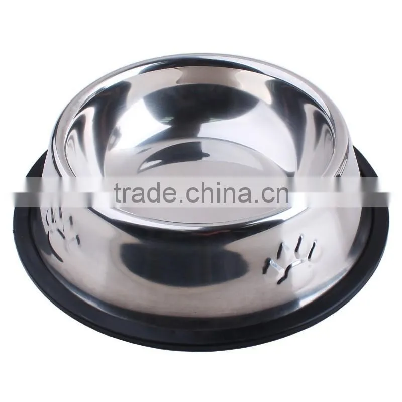 dog bowl&feeders wholesale high quality stainless steel non spill dog bowl