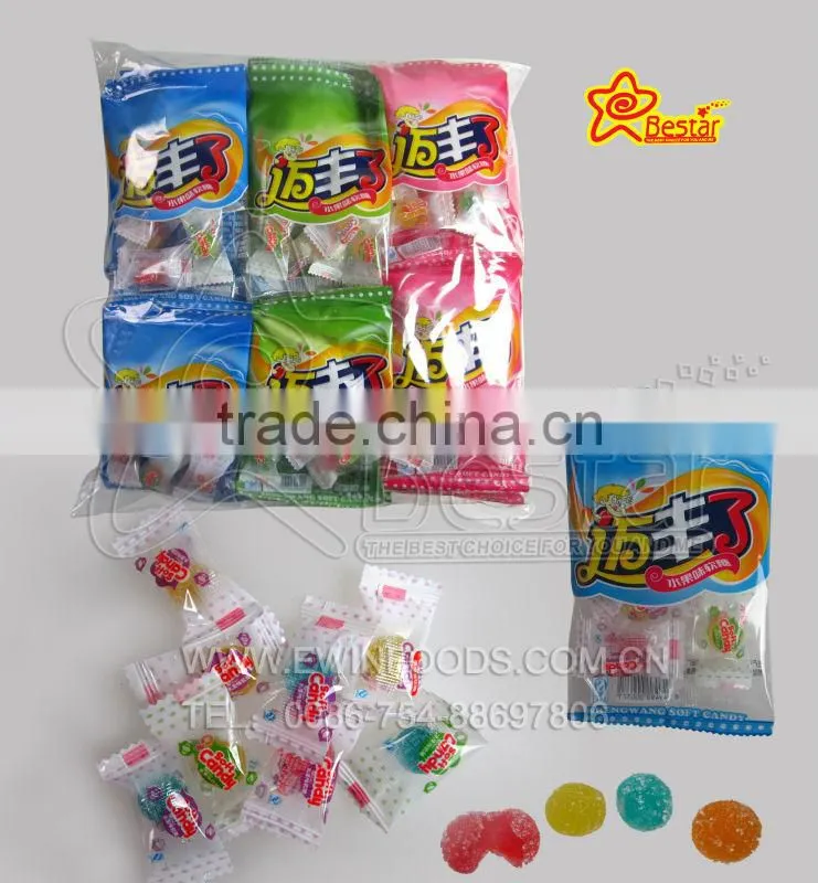 Colourful Ball Shape Soft Super Sour Candy