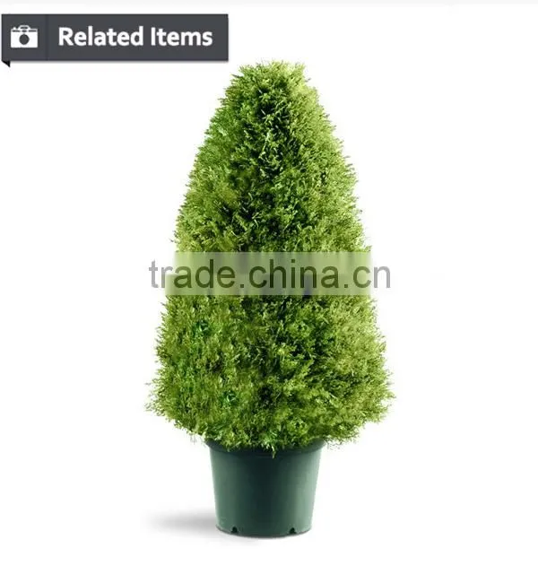 Artificial national topiary figure ornaments boxwood tree plant in pot