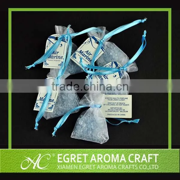Factory price high quality scent beads packed in aroma sachet for home air freshener sachet