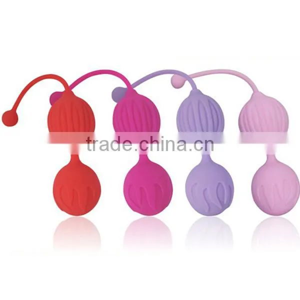 Medical Grade Germany Wacker Pink Silicone Vagina Exercise Ball