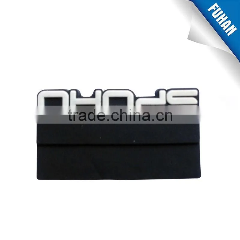 High quality hot selling 3d silicone soft rubber custom pvc patch