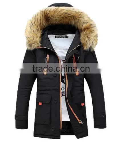 Custom Super warm windproof jacket unisex parka cotton padded winter jacket