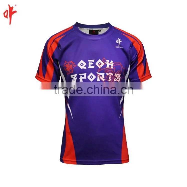 cheap price IRELAND rugby shirt/ custom sublimated blank rugby jersey made in china