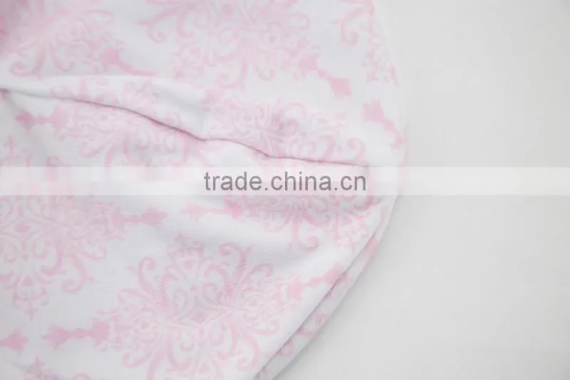 Retail Baby Product Beanie Stripe Flower Infant Cotton Knitted Baby Thick Hat For Girl