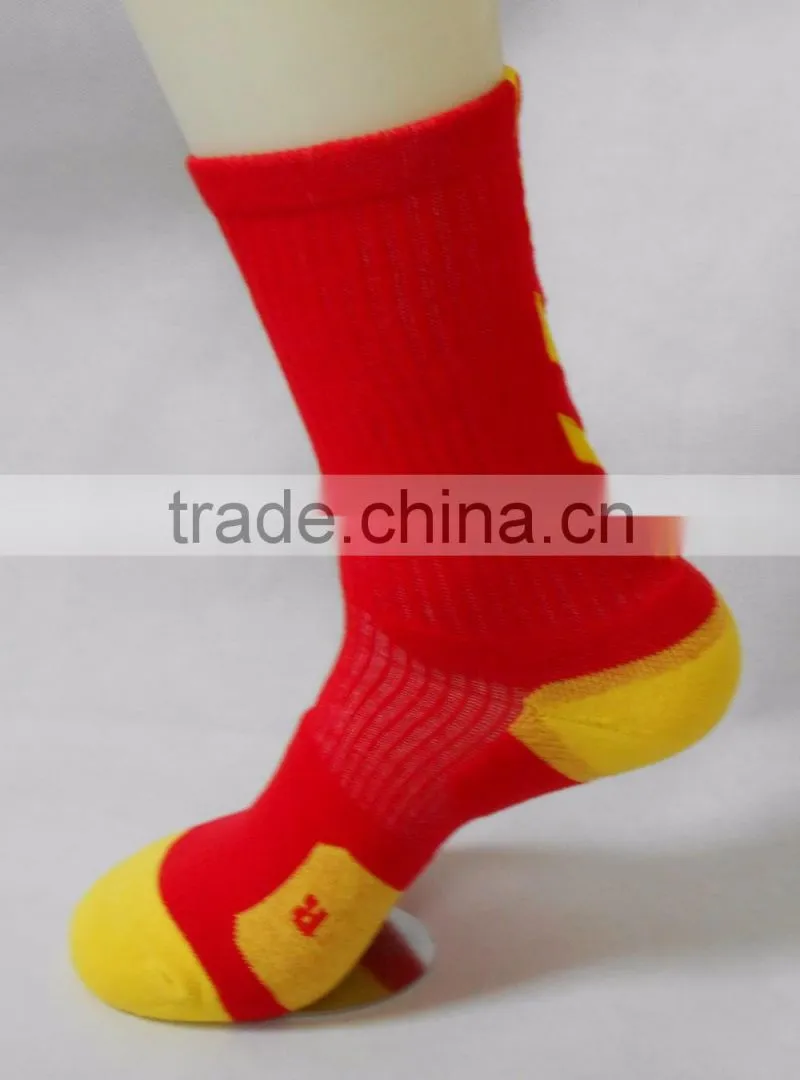 wholesale high quality custom dri fit elite basketball socks