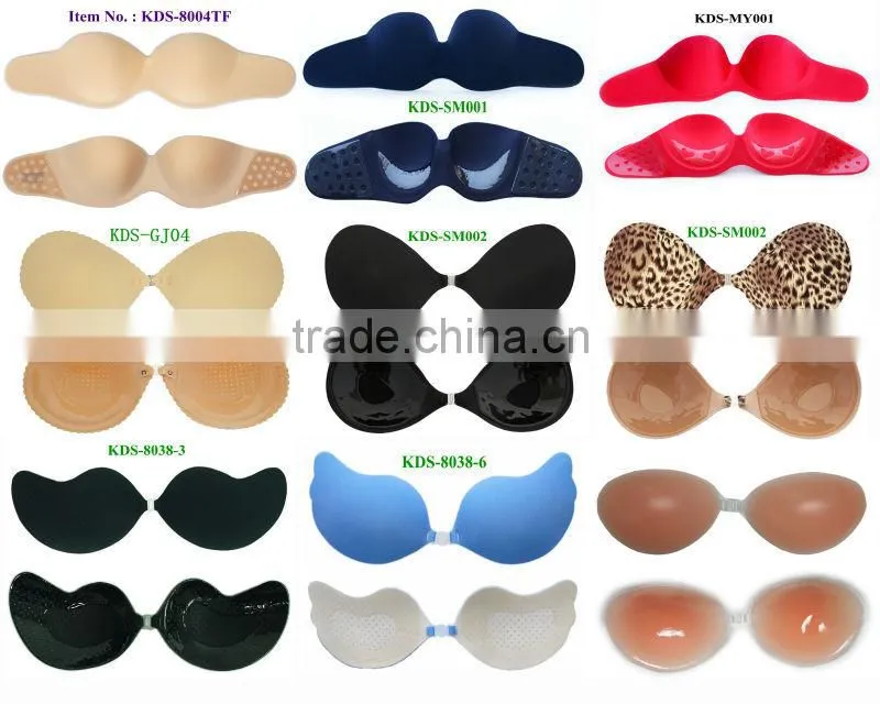 fashionable adhesive backless strapless invisible breast bra