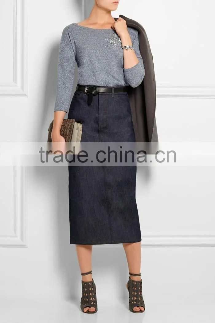Women cotton 3/4 sleeve t shirt wholesale