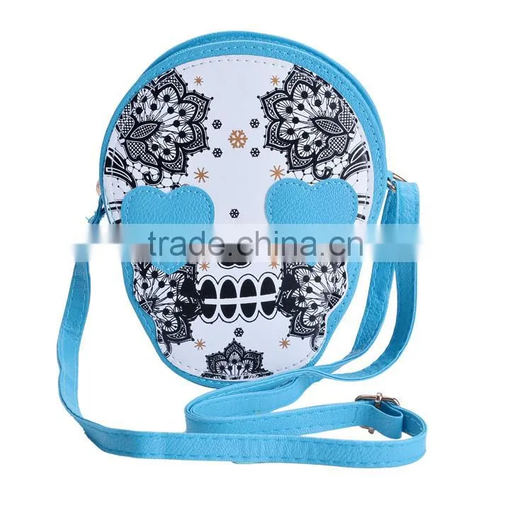 New Women's Fashion Bag Vintage Skull Bag Coin Purse Handbag Messenger Bags Shoulder Bags SV010148#