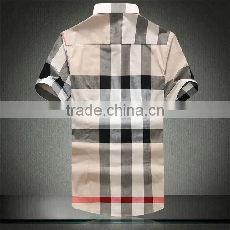 2015 100%cotton Customized feather Embroidered slim fit men dress shirt collar band