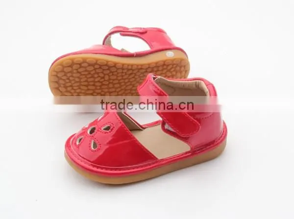 2017 Spring and Summer Children Shoes Silver Glitter Squeaky Shoes