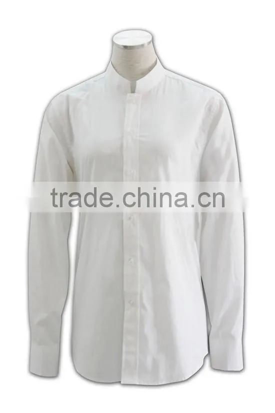 ISO 9001 Audit factory new fashion formal white ladies office shirt