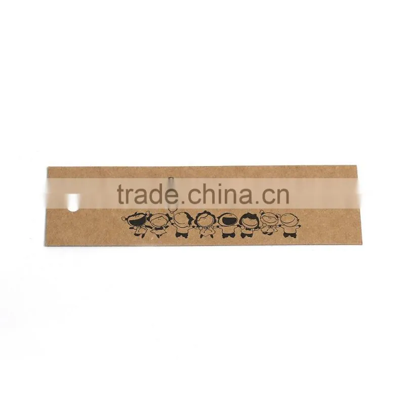 Paper Label Tags Rectangle Brown Balloon Pattern 9cm(3 4/8") x 2.5cm(1"), 1 Piece