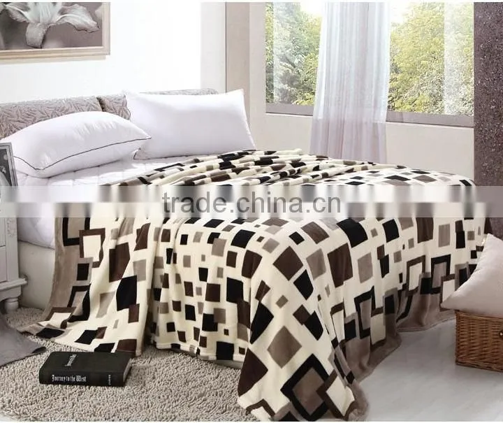 Hot Sale Top Grade Carving Design coral fleece Blanket