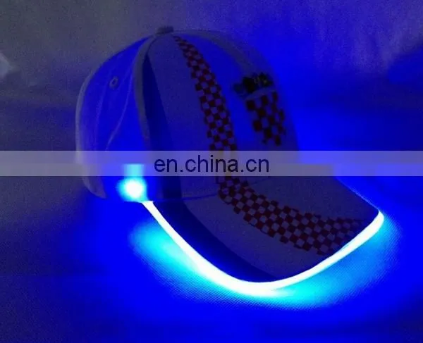 China Supplier Led Light Caps With Led Light Bar Flat Embroidery Design For Full Cap Wholesale