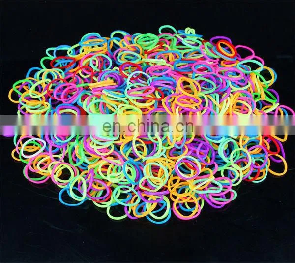 Colourfull cheap loom rubber elastic bands RL-0001