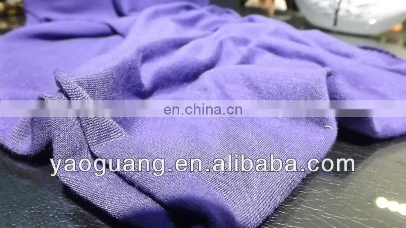 Knit 100% polyester jersey fabric for T-shirt
